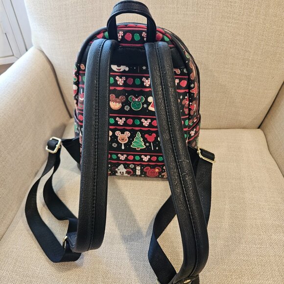 Disney Parks Christmas Snacks Loungefly Backpack - Picture 3 of 8
